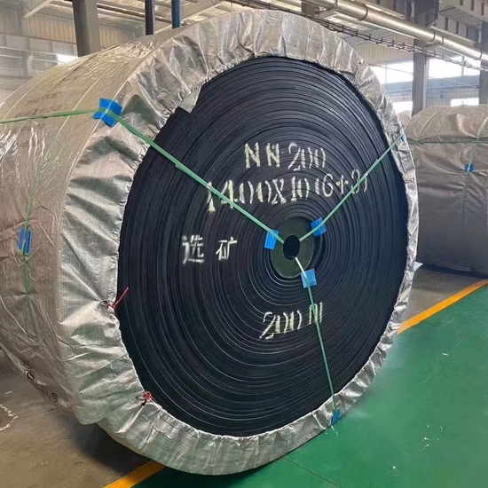 Ep630/4 폴리에스테 방열 B1000 힘 강철 식물을 위한 다 가닥 직물 고무 편평한 컨베이어 벨트